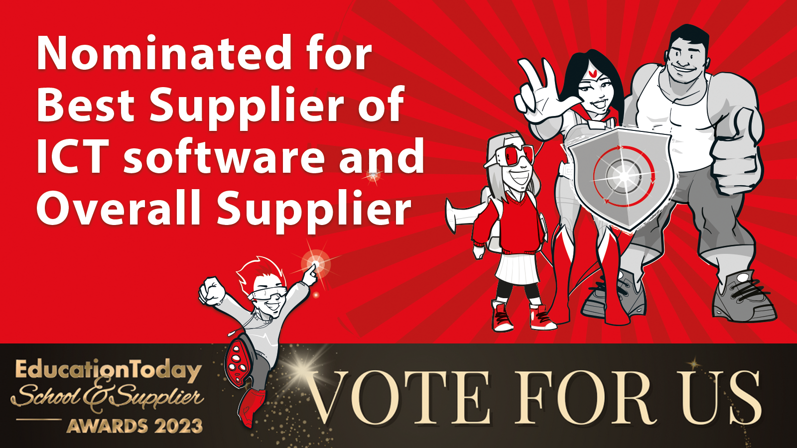 Nominated for Best Supplier of ICT software and Overall Supplier